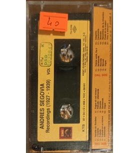 (Plak Değildir KASET tir) Andres Segovia Kaset