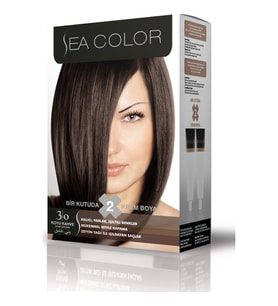 Sea Color Saç Boyası 3/0 Koyu Kahve