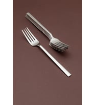 6 Parça 6 Kişilik Natural Düz Model Çatal Takımı