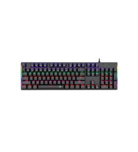 T-DAGGER NAXOS, T-TGK310, USB Kablolu, Türkçe Q, Rainbow RGB, Mechanical, Gaming Klavye (Powered By REDRAGON)