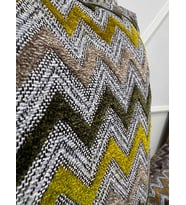 NİVEMESHOME SARI YEŞİL ELYAF DOLGULU KIRLENT KILIFI 45X45