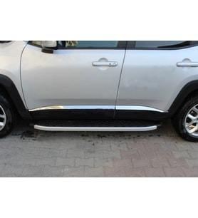 Jeep Renegade Yan Kapı Çıtası Paslanmaz Çelik 4 Parça
