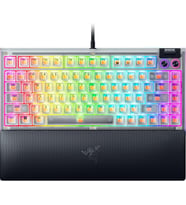 Razer Blackwidow V4 75% Phantom White - Çalışırken Değiştirilebilir Mekanik Oyun Klavyesi - Turuncu (Çok Renkli)