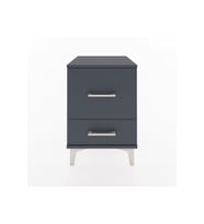 Hyperion Komodin 2 Çekmeceli 44x44x64 Antrasit-Antrasit
