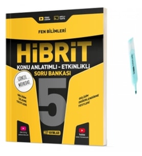 5.Sınıf HİBRİT Fen Bilimleri Konu Anlatımlı Etkinlikli Soru Bankası (Yeni Müfredat)