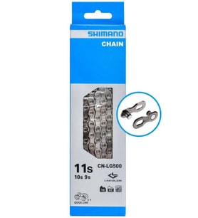 Shimano Zincir CN-LG500 9/10/11 Vites LinkGlide 138 Bakla (Gümüş)