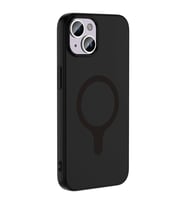 iPhone 14 / İphone 13 Kılıf M-Safe Şarj Özellikli Aris Silikon Kapak Siyah