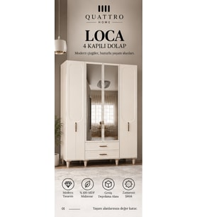 LOCA 4 KAPAKLI DOLAP