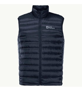 Jack Wolfskin PACK & GO DOWN VEST M Erkek Yelek JCK1207011-1010 (Mavi)