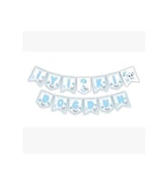 Zikzak Banner Mavi Fil Iyi Ki Doğdun (Çok Renkli)