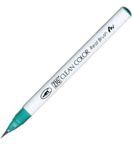 Zig Clean Color Real Brush Fırça Uçlu Marker Kalem 042 Turquoise Green 