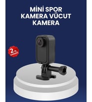 Vlog, Seyahat ve Günlük Video Çekimleri İçin Mini Kamera