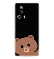 Xiaomi Mi 13 Lite Kılıf Resimli Desenli Silikon Platinium Series Hello Bear 1905