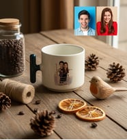 Kişiye Özel Karikatürlü Romantik Aşıklar Sevgiliye Hediye T Kupa Sevgililer Günü Hediyesi