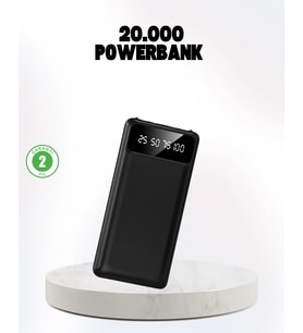 Çoklu Güvenlik Korumalı 20.000 Mah Powerbank Fener Özellikli