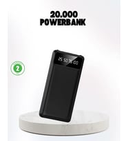 Çoklu Güvenlik Korumalı 20.000 Mah Powerbank Fener Özellikli