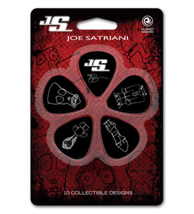 Planet Waves 1CBK2-10JS Joe Satriani Pena Siyah Thin (10'lu Paket)  İmza Serisi - Koleksiyonluk - Mat