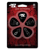 Planet Waves 1CBK2-10JS Joe Satriani Pena Siyah Thin (10'lu Paket)  İmza Serisi - Koleksiyonluk - Mat