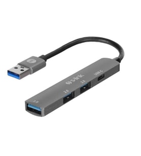 S-link SW-U333 3-USB 2.0, 1-USB 3.0 USB Metal USB Hub