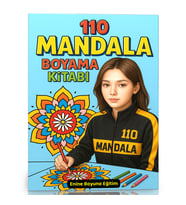 110 EN Süper Mandala Boyama Kitabı