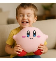 Labubu Peluş Bebek Dekoratif Yastık, Uyku Arkadaşı Labubu Oyuncak (Pudra Pembe)