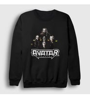 Presmono Unisex Siyah Band Metal Avatar Sweatshirt 430433tt