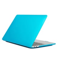 Macbook Air 13 A1369-A1466 Kristal Kapak Koruma Kılıf (Mavi)