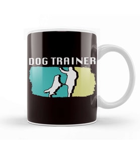 Dog Trainer Animal Teaching Behavior Dog School Puppy Pet Kupa Bardak Porselen