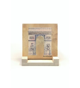 Zafer Takı (Arc de Triomphe) Baskılı Taş Masaüstlük 10X10