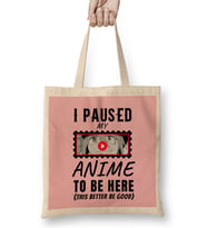 Sarcasm Funny Anime And Manga Otaku Lover Gift Bez Çanta Uzun Saplı