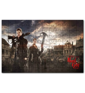 Cakapuzzle Hansel ve Gretel Cadı Avcıları Görseli Puzzle Yapboz MDF (Ahşap) (120 Parça)