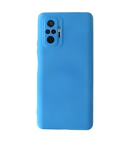 Xiaomi Redmi Note 10 Pro Kılıf Nano İçi Kadife Silikon - Mavi