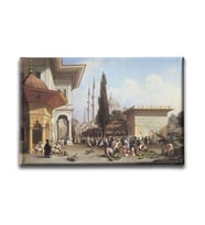 Osmanlı Pazarı  Kanvas Tablo YBY113