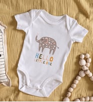 BK Kids Hello Little One Tasarımlı Bebek Body Zıbın - Model 1