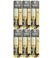 (6 Adet) Heka 10W (70W) Sarı-Günışığı-Beyaz E14 Duylu Üç Renkli Led Mısır Ampul