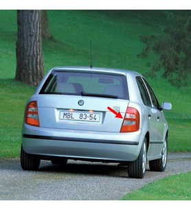 Skoda Fabia HB Makyajsız 2000-04 Sağ Arka Stop Fren Lambası 6Y6945112B