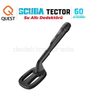 Scuba Tector Su Altı Dedektörü - Siyah
