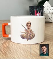 Kişiye Özel Karikatürlü Jandarma Lüks Fincan Jandarma Günü Hediyesi