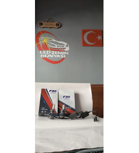 YENİLZD H7 F30 Marka H7Uyumlu Zenon Takımı 3Renk BuzMavi,Limon  Sarı,Beyaz Modlu Aç Kapa Renk Değişimi
