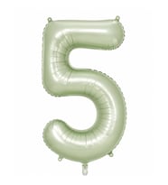 5 Rakam Folyo Balon Yeşil Rengi (76 cm)