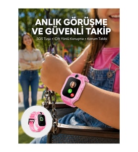 S10 Çocuk Takip Saati Güvenli Alan Uyarısı ve Sesli Mesaj Özelliği