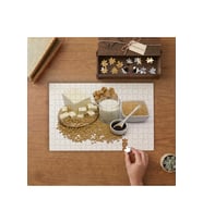 Eliminasyon Diyeti - Kahvaltı Tasarımı 240 parça Ahşap Puzzle Ahşap Kutuda MP01744