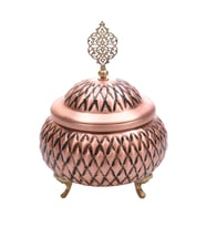 Nusnus Bakır Zımba Ayaklı Şekerlik Rose Gold No 3 NS-05097