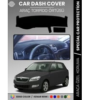 SKODA FABİA (2007-2014) Torpido Örtüsü Ön Göğüs Halı Torpido Koruma Birebir Uyum Kaymaz UV Koruma