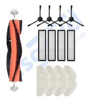 Dreame D10S, D10S PRO, D9 MAX GEN2 Uyumlu 1 Ana Fırça 4 Yan Fırça 4 Filtre 4 Mop PKT-iasgf0000215