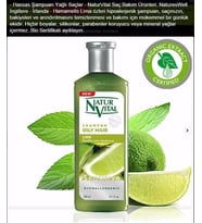 Natur Vital Sensetive Organik Şampuan Yağlı Saçlar 300 ml Lime