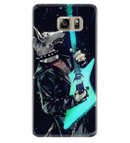 Samsung S7 Edge S20 Fe Plus Ultra S21 S22 Kılıf Boyun Askılı Silikon Dog Guitar 1789
