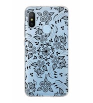 Xiaomi Mi A2 Lite Uyumlu Kapak Nostalji Desen Tasarımlı Şeffaf Silikon Kılıf