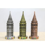 10 cm Metal Galata Kulesi