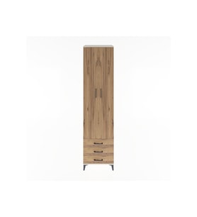 Hyperion Dolap 5 Raflı 3 Çekmeceli 2 Kapaklı 60x44x243 Aytaşı-Çam
